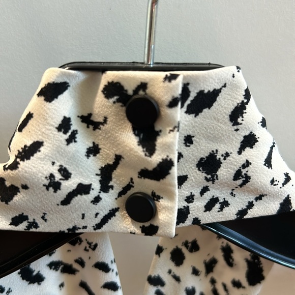 Robert Rodriquez White & Black Silk Halter Blouse Size 10 NWT - Picture 9 of 9